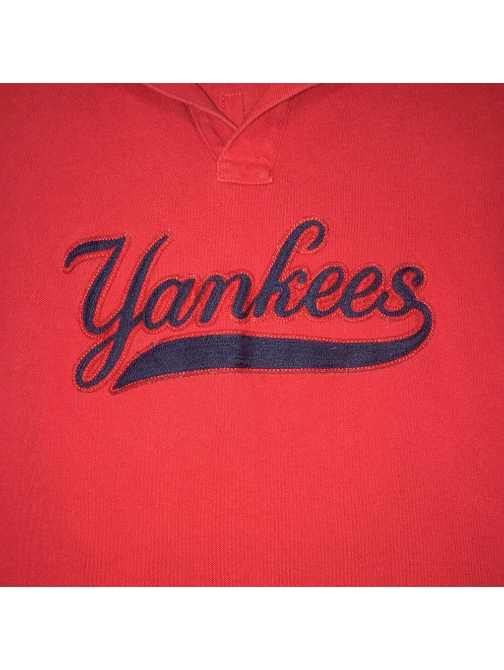 Polo Ralph Lauren x MLB New York Yankees Polo Shirt Red Classic Fit Men's Size L